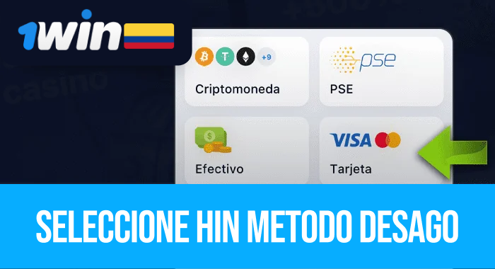 Seleccione un método para ingresar fondos en su cuenta 1win