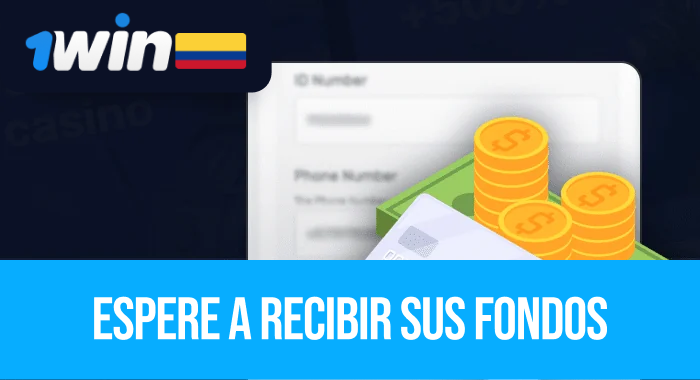 Espere a recibir los fondos de su cuenta 1win